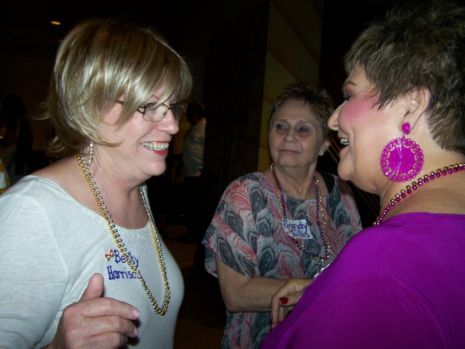 Becky Harrison, Sandy Ellis, and Linda Hopper